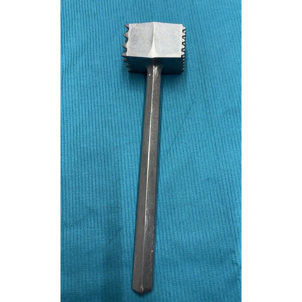 Vintage Metal Meat Tenderizer Hammer Tool Made in Taiwan Kitchen Utensil